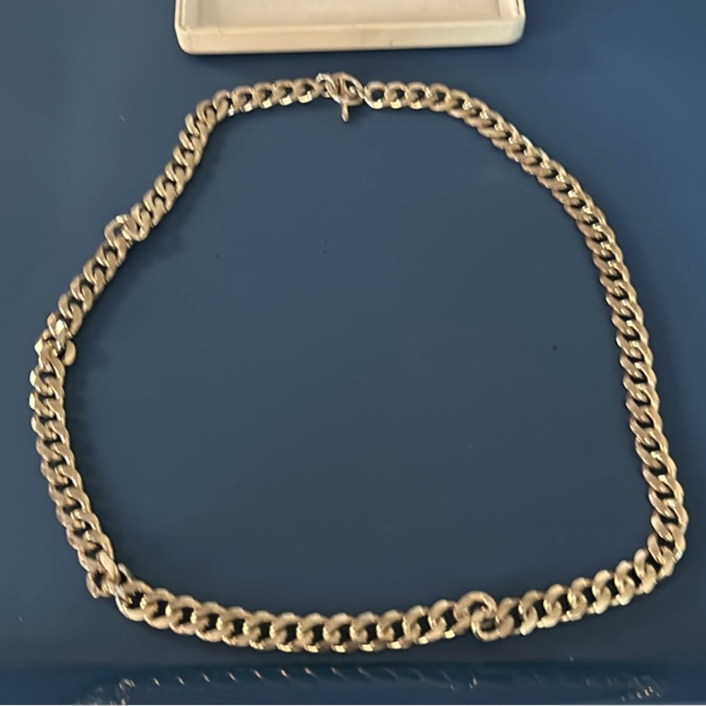 Anne Klein 24” silver chain unisex